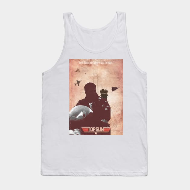 Top gun minimal art Tank Top by retromegahero